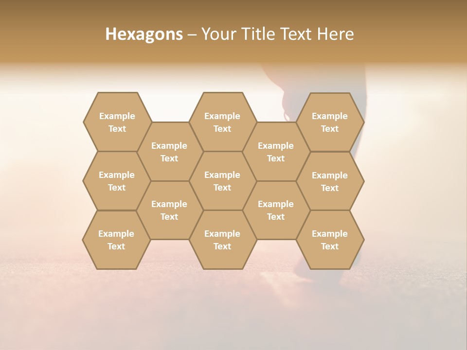 A Person Walking On A Road With The Sun In The Background PowerPoint Template