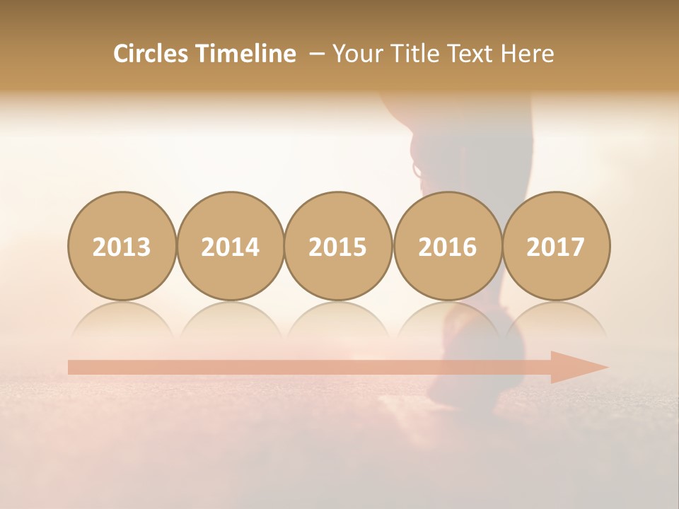 A Person Walking On A Road With The Sun In The Background PowerPoint Template