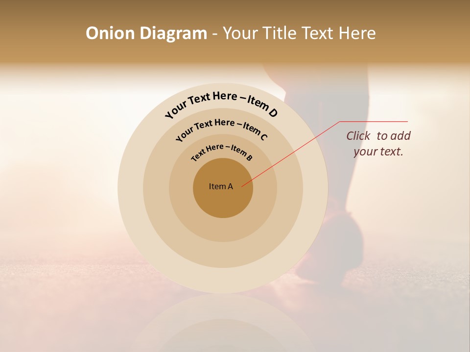 A Person Walking On A Road With The Sun In The Background PowerPoint Template