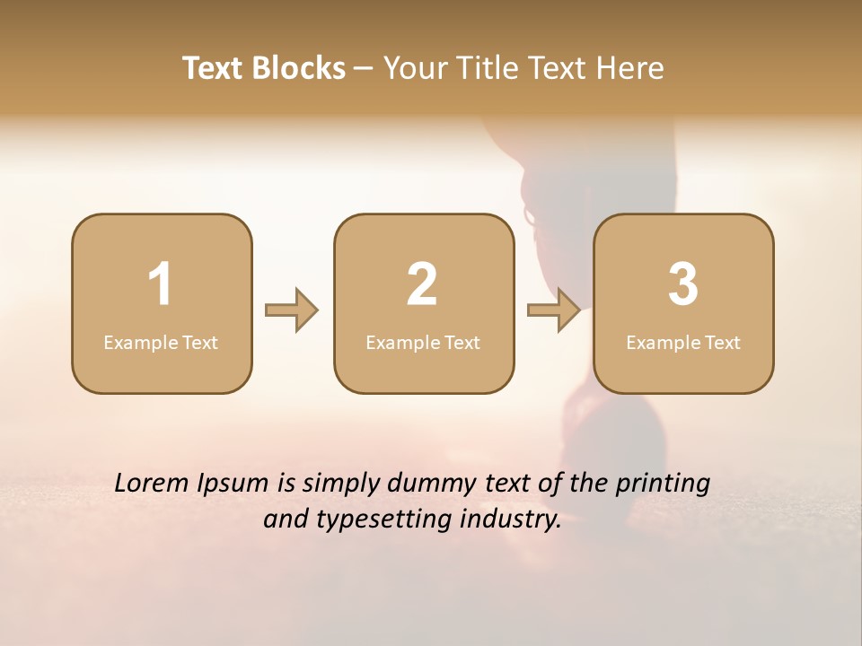A Person Walking On A Road With The Sun In The Background PowerPoint Template