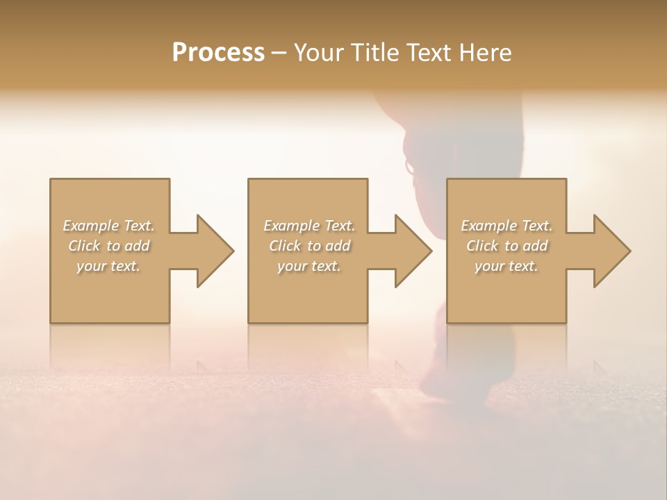 A Person Walking On A Road With The Sun In The Background PowerPoint Template