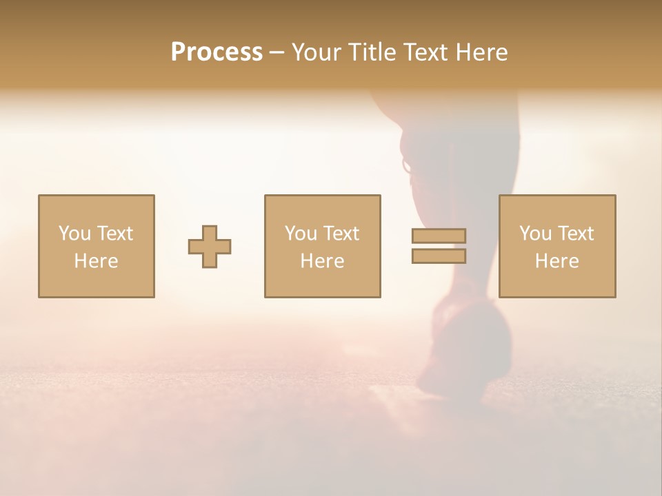 A Person Walking On A Road With The Sun In The Background PowerPoint Template