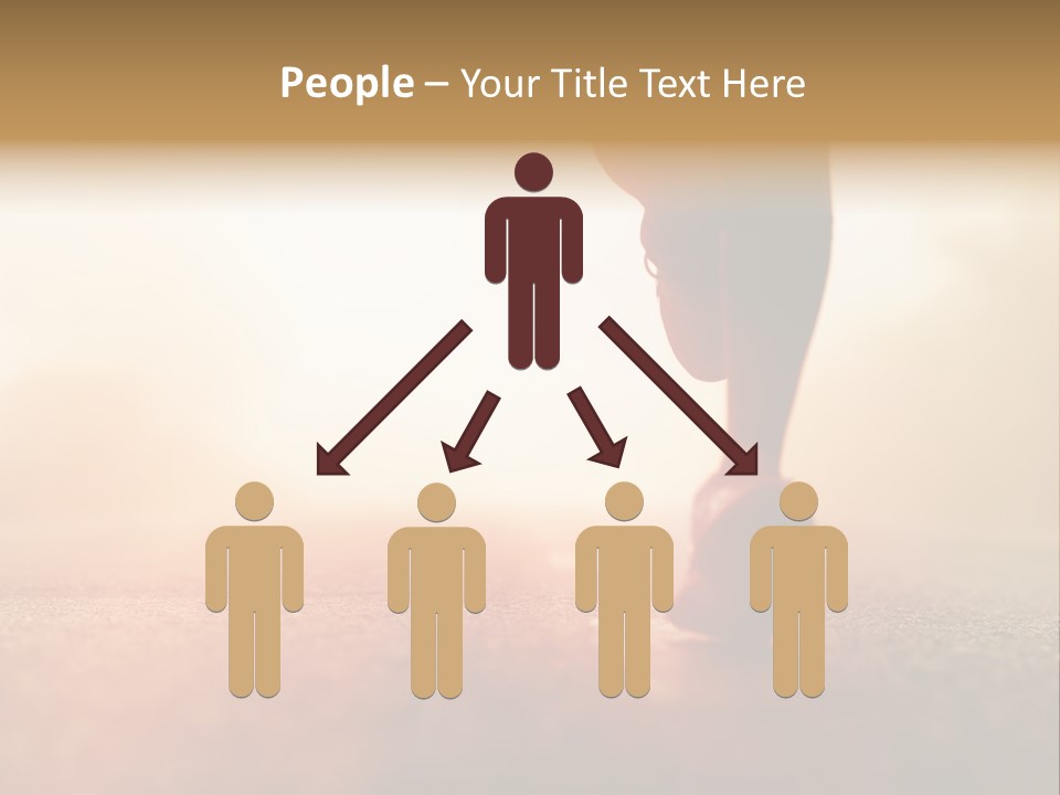 A Person Walking On A Road With The Sun In The Background PowerPoint Template