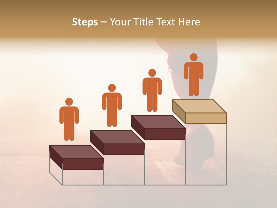 A Person Walking On A Road With The Sun In The Background PowerPoint Template