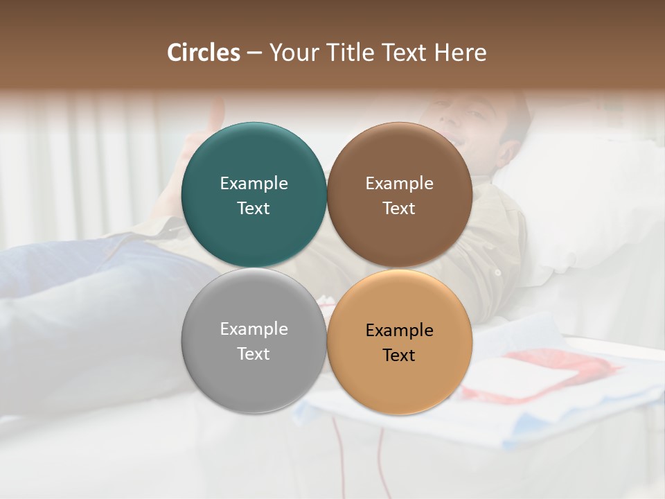 Indoors Bed Blood PowerPoint Template