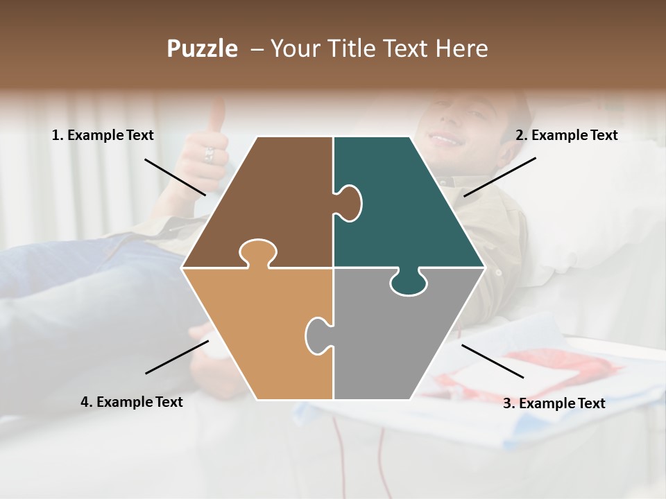 Indoors Bed Blood PowerPoint Template