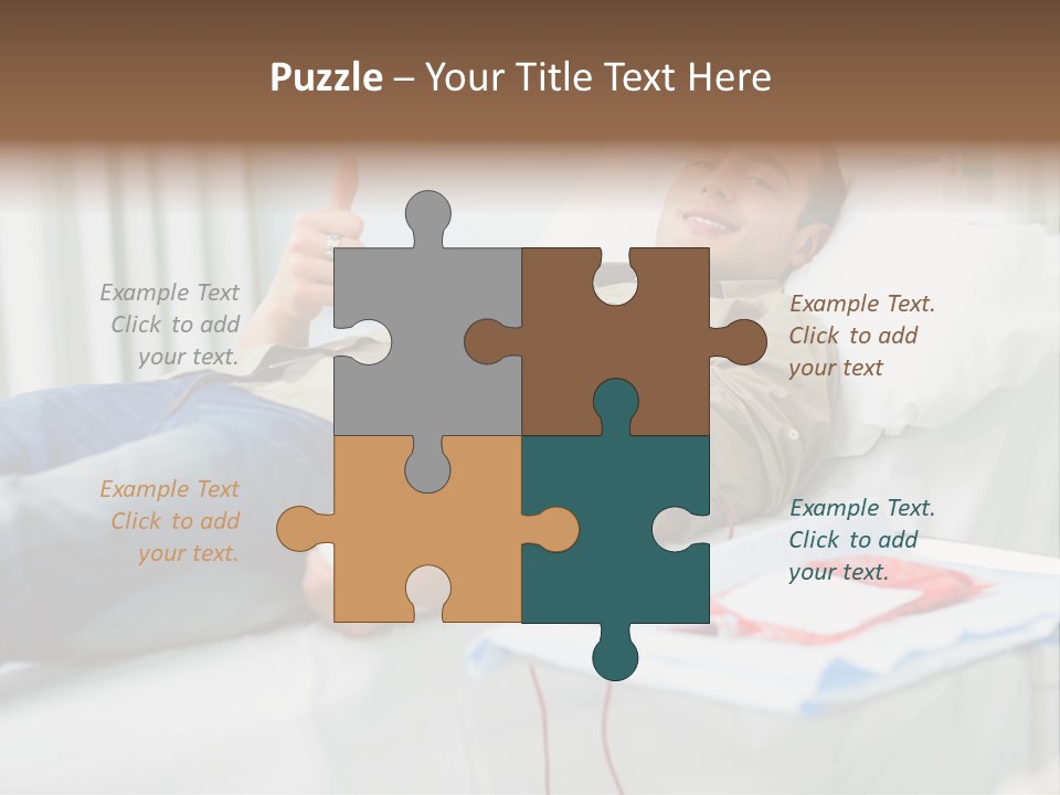 Indoors Bed Blood PowerPoint Template