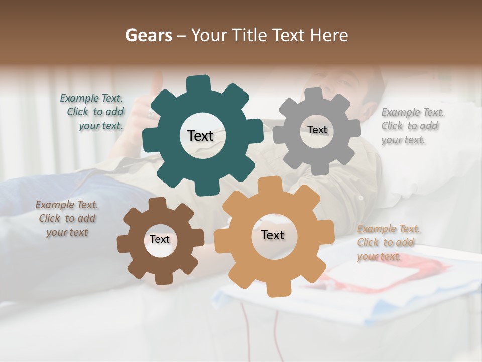 Indoors Bed Blood PowerPoint Template