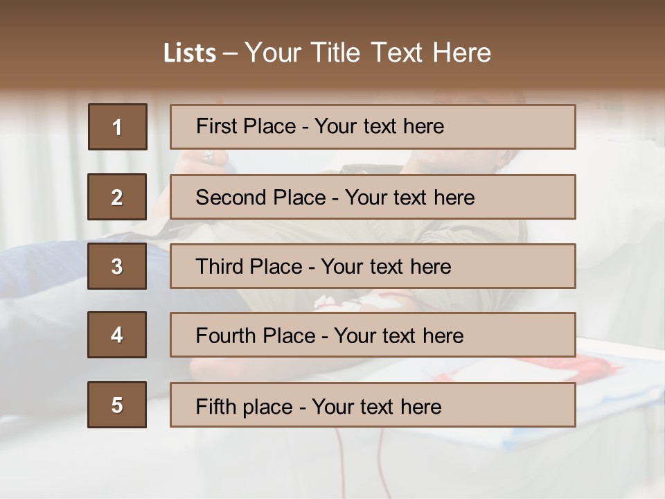 Indoors Bed Blood PowerPoint Template
