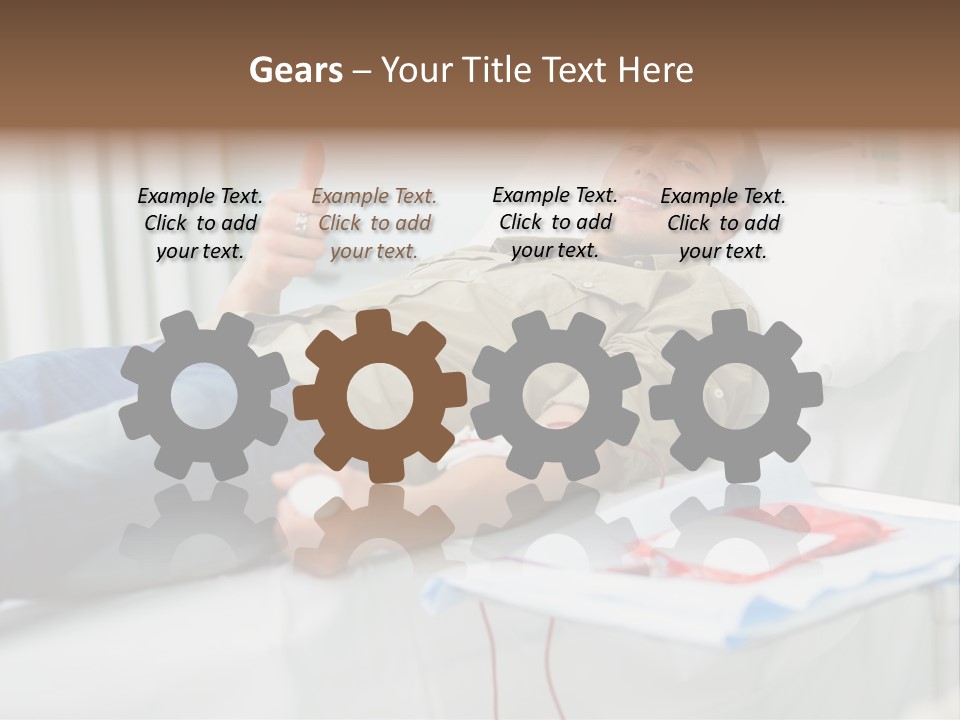 Indoors Bed Blood PowerPoint Template