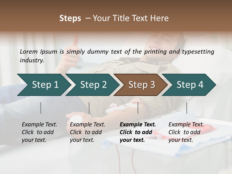 Indoors Bed Blood PowerPoint Template