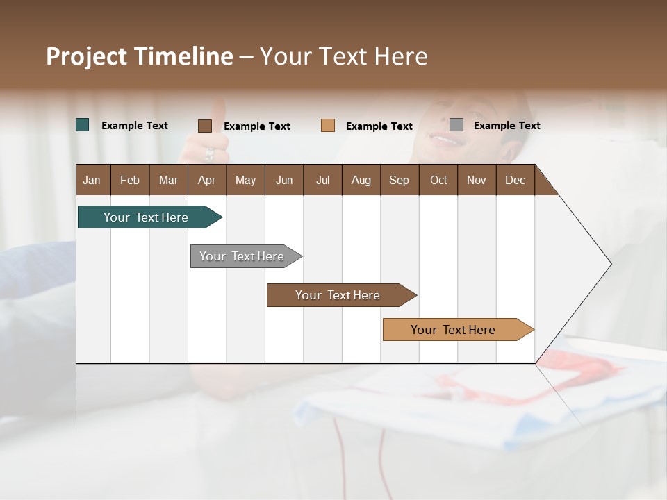 Indoors Bed Blood PowerPoint Template
