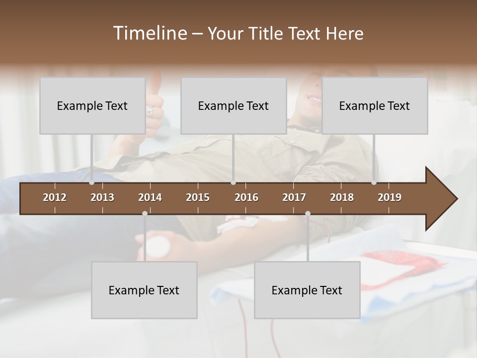 Indoors Bed Blood PowerPoint Template