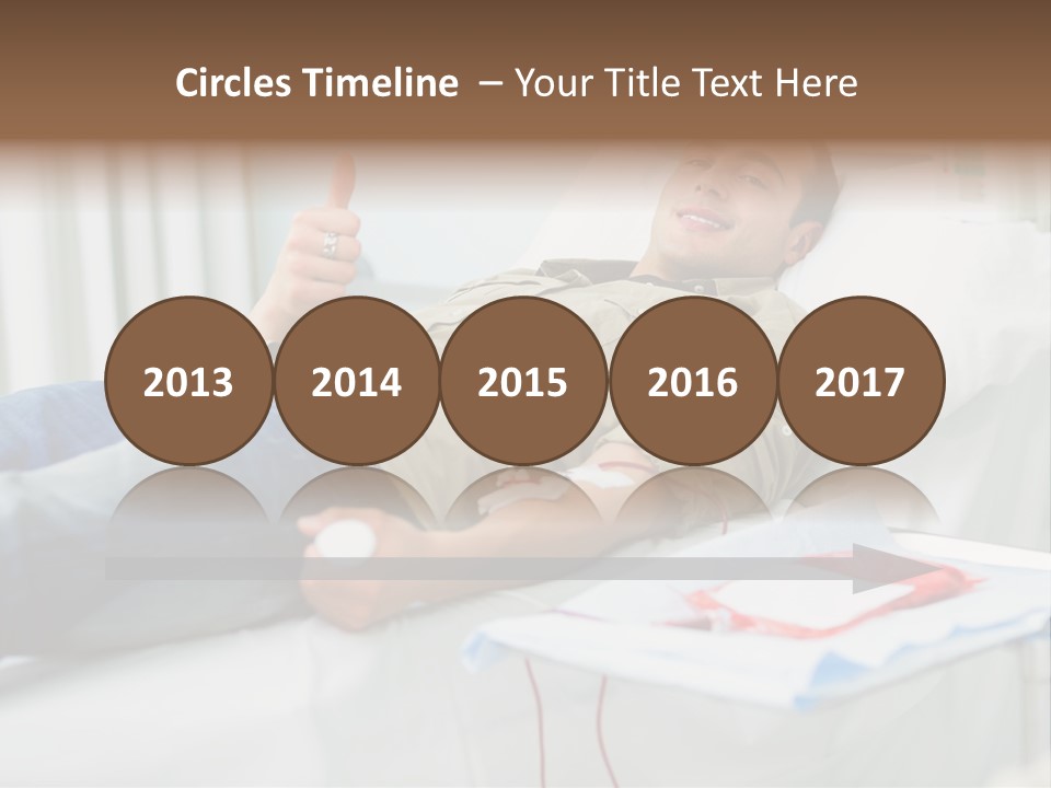 Indoors Bed Blood PowerPoint Template