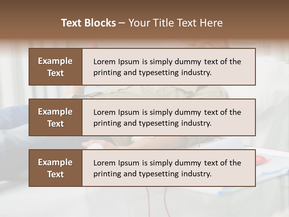 Indoors Bed Blood PowerPoint Template