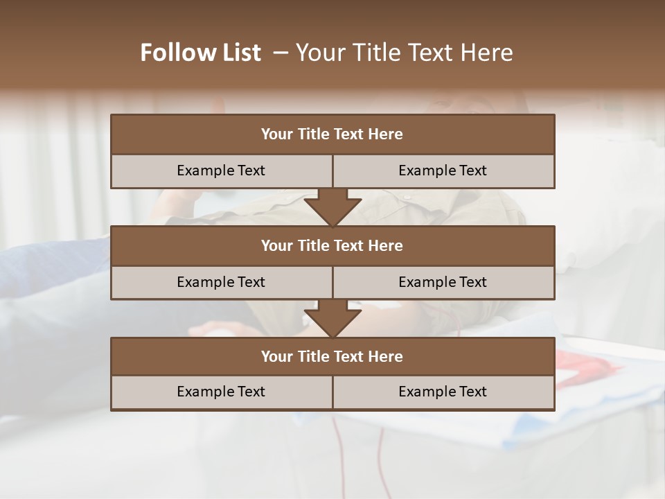 Indoors Bed Blood PowerPoint Template