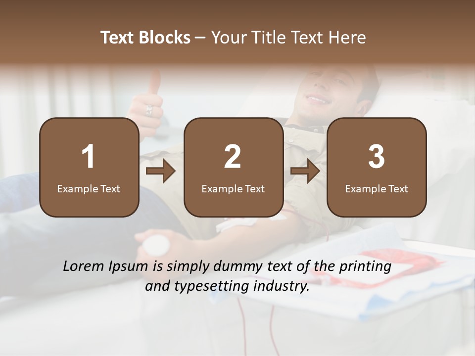 Indoors Bed Blood PowerPoint Template