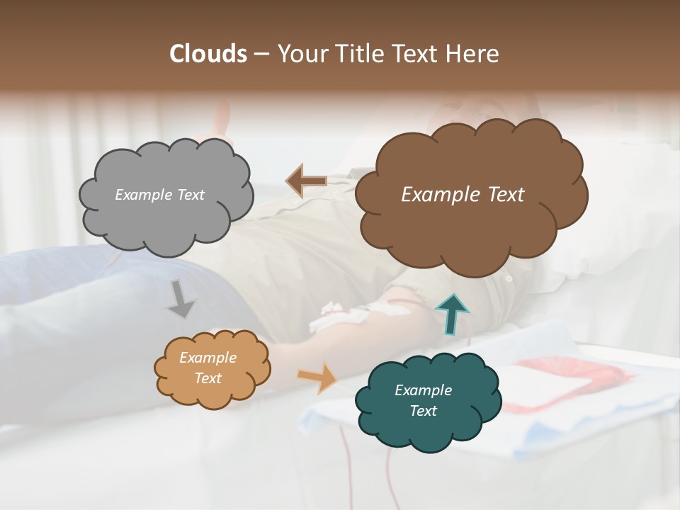 Indoors Bed Blood PowerPoint Template