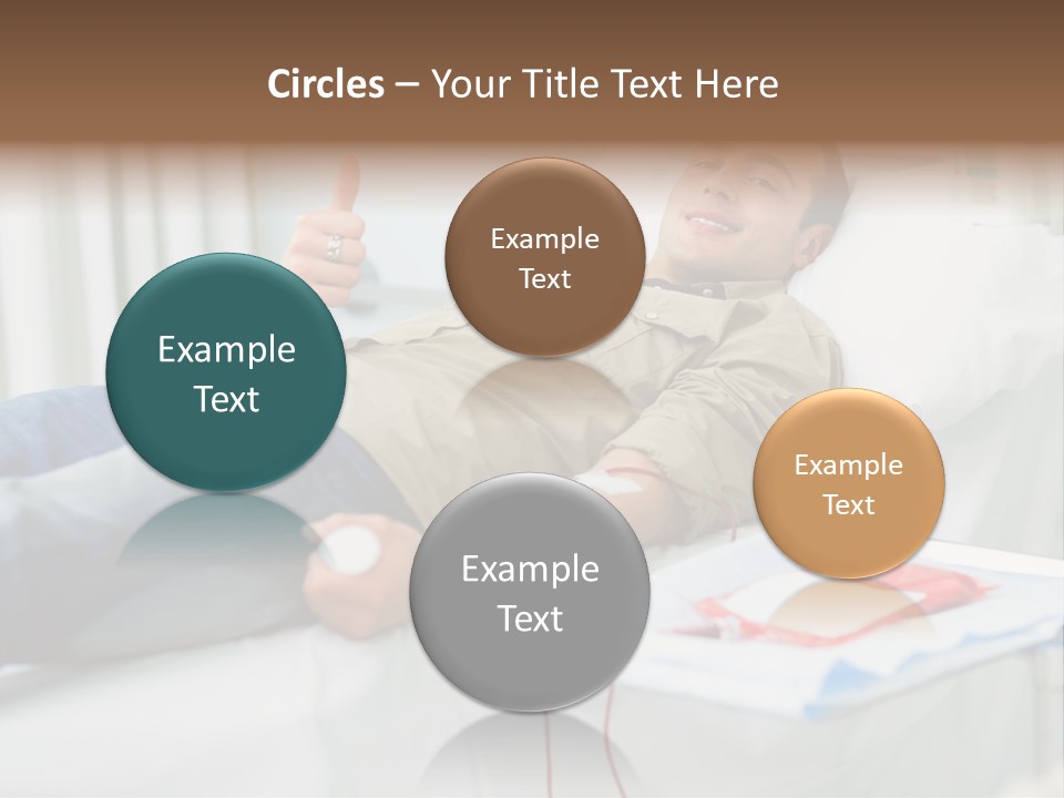 Indoors Bed Blood PowerPoint Template