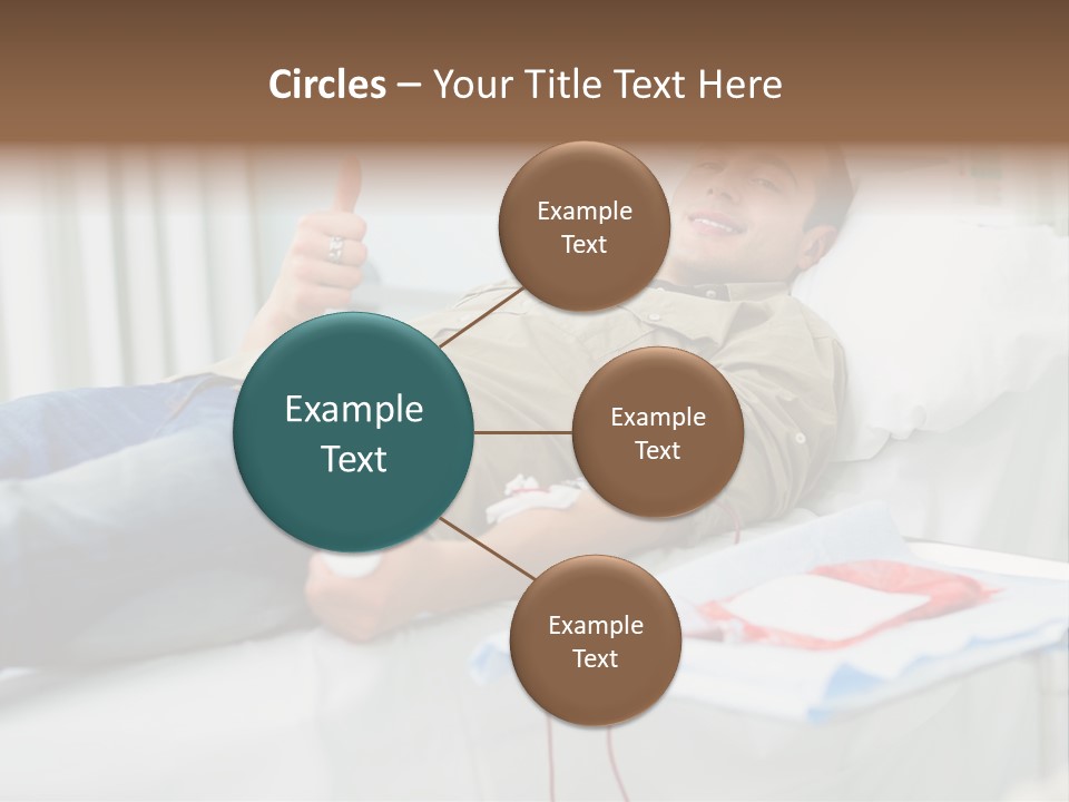 Indoors Bed Blood PowerPoint Template