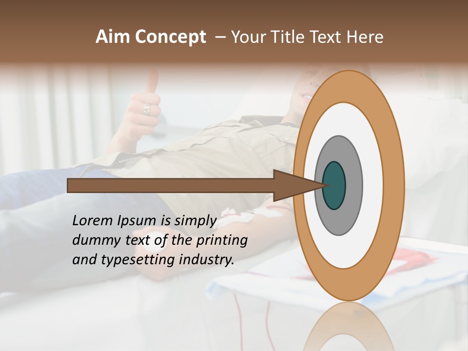 Indoors Bed Blood PowerPoint Template