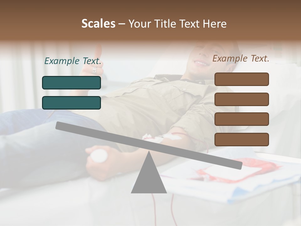 Indoors Bed Blood PowerPoint Template