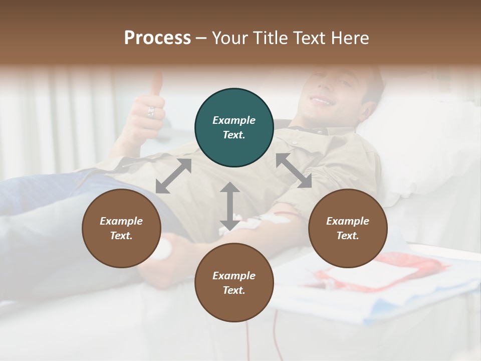 Indoors Bed Blood PowerPoint Template