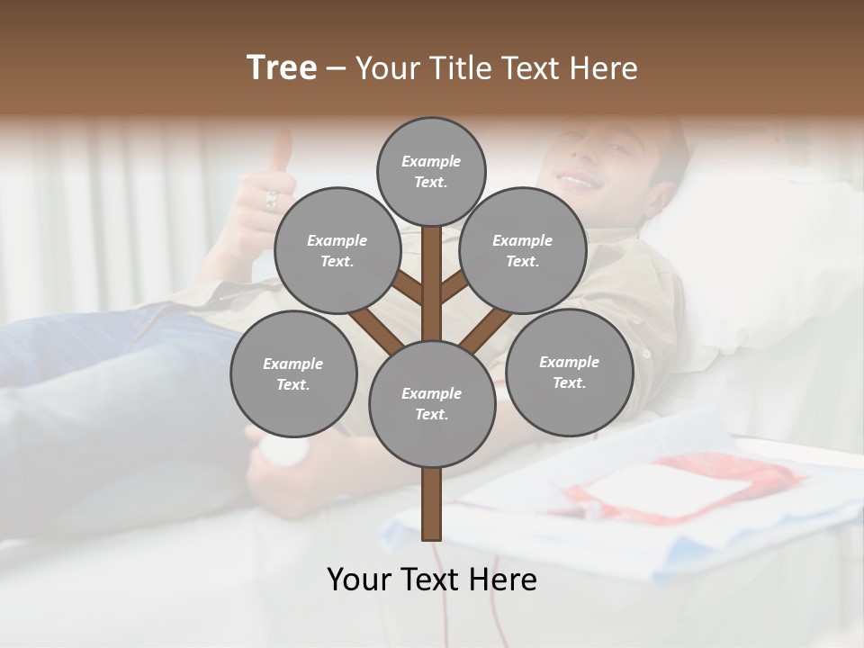 Indoors Bed Blood PowerPoint Template