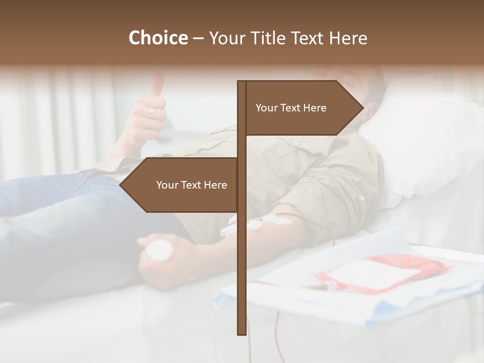 Indoors Bed Blood PowerPoint Template