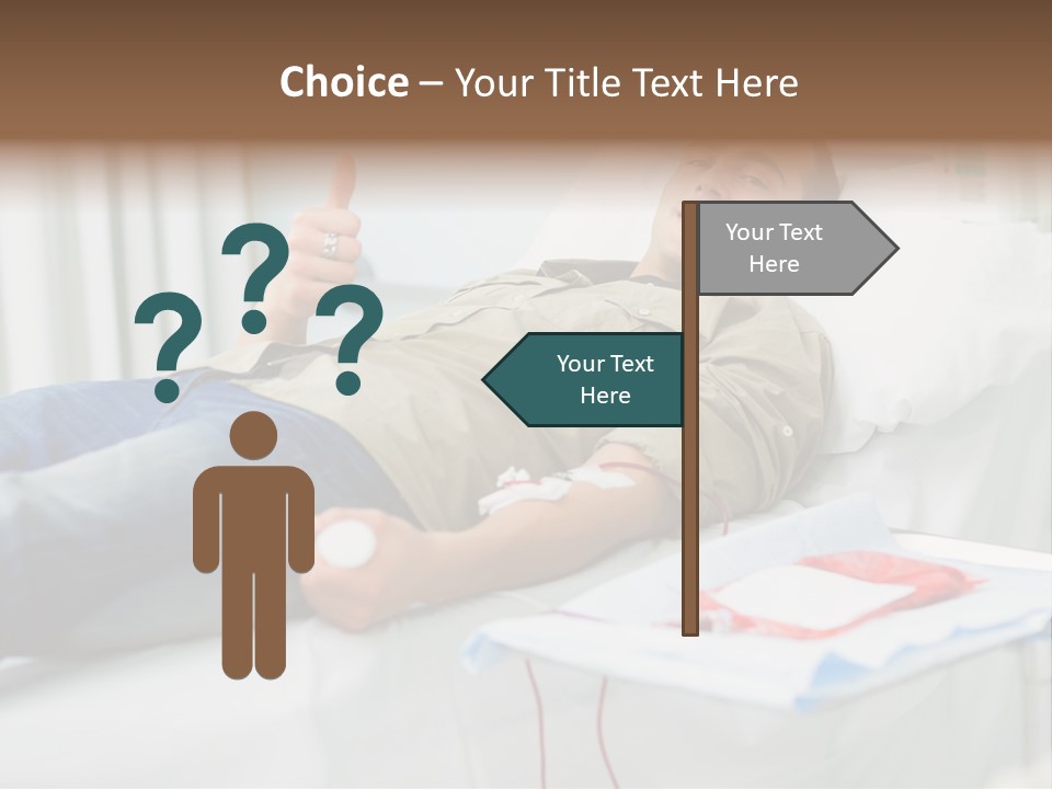 Indoors Bed Blood PowerPoint Template