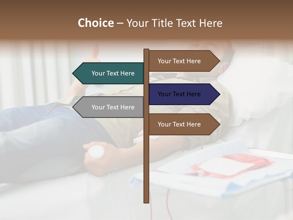 Indoors Bed Blood PowerPoint Template