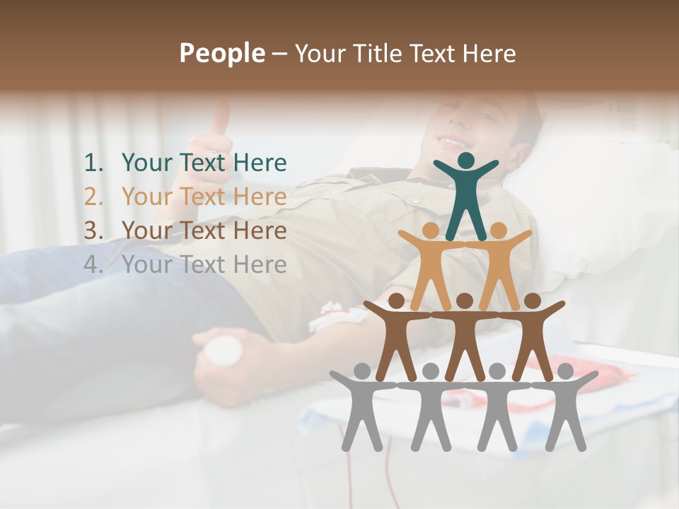 Indoors Bed Blood PowerPoint Template