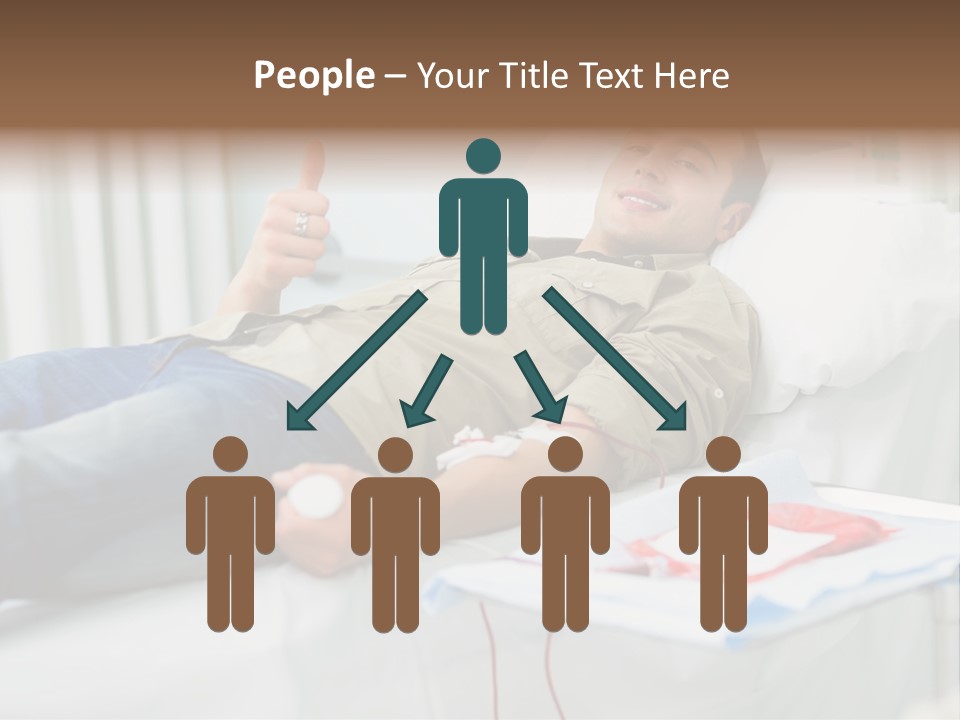 Indoors Bed Blood PowerPoint Template