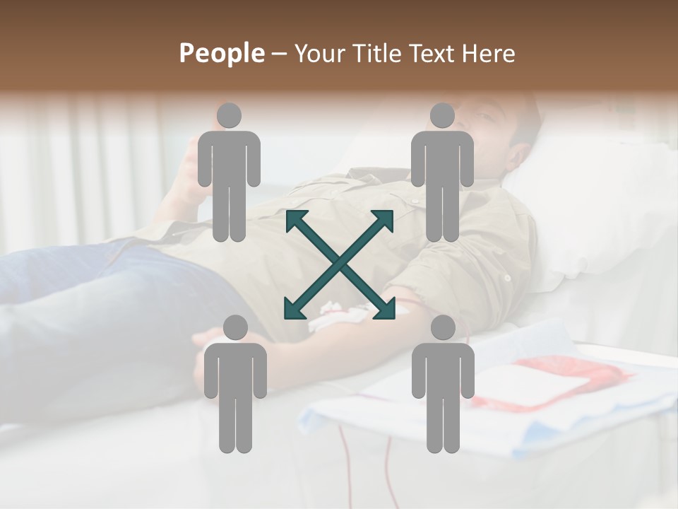 Indoors Bed Blood PowerPoint Template