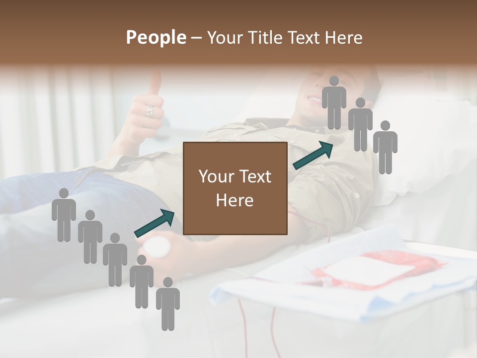 Indoors Bed Blood PowerPoint Template