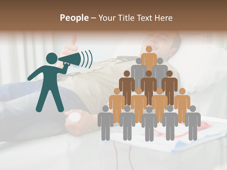 Indoors Bed Blood PowerPoint Template