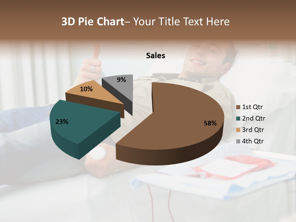 Indoors Bed Blood PowerPoint Template