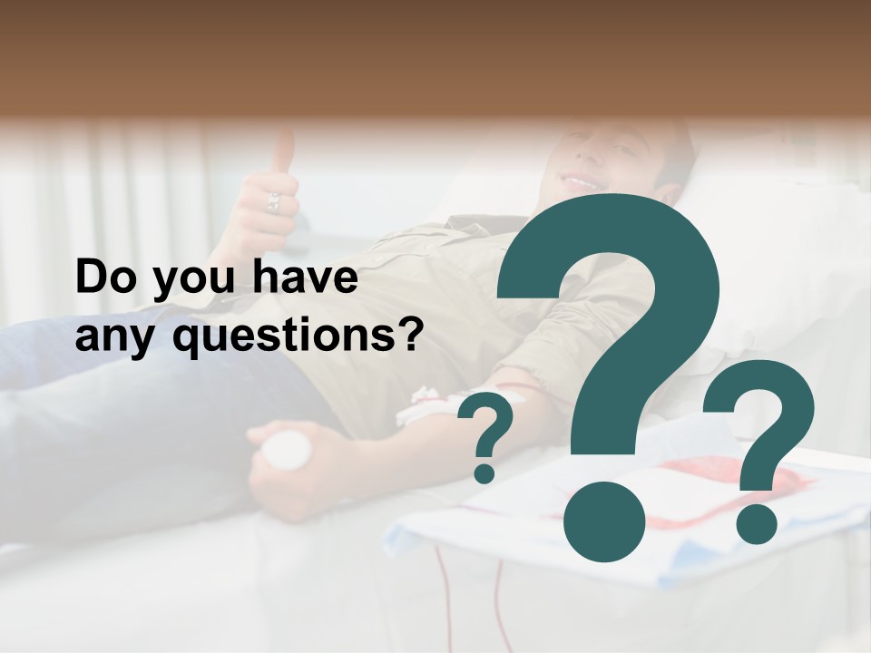 Indoors Bed Blood PowerPoint Template