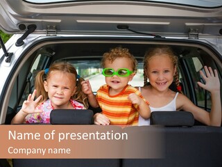 Girl Life Family PowerPoint Template