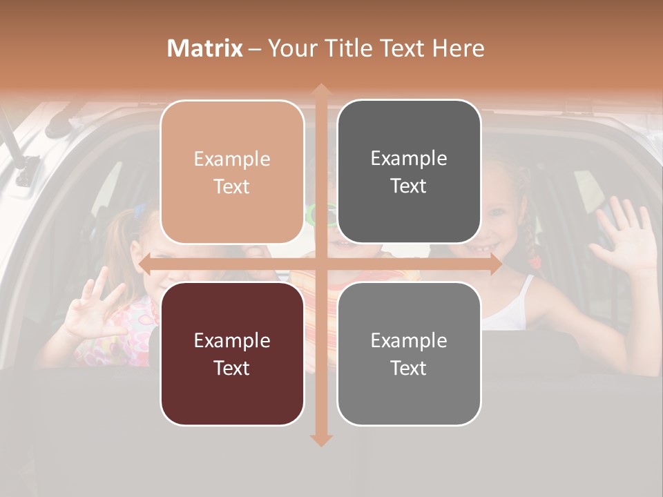 Girl Life Family PowerPoint Template