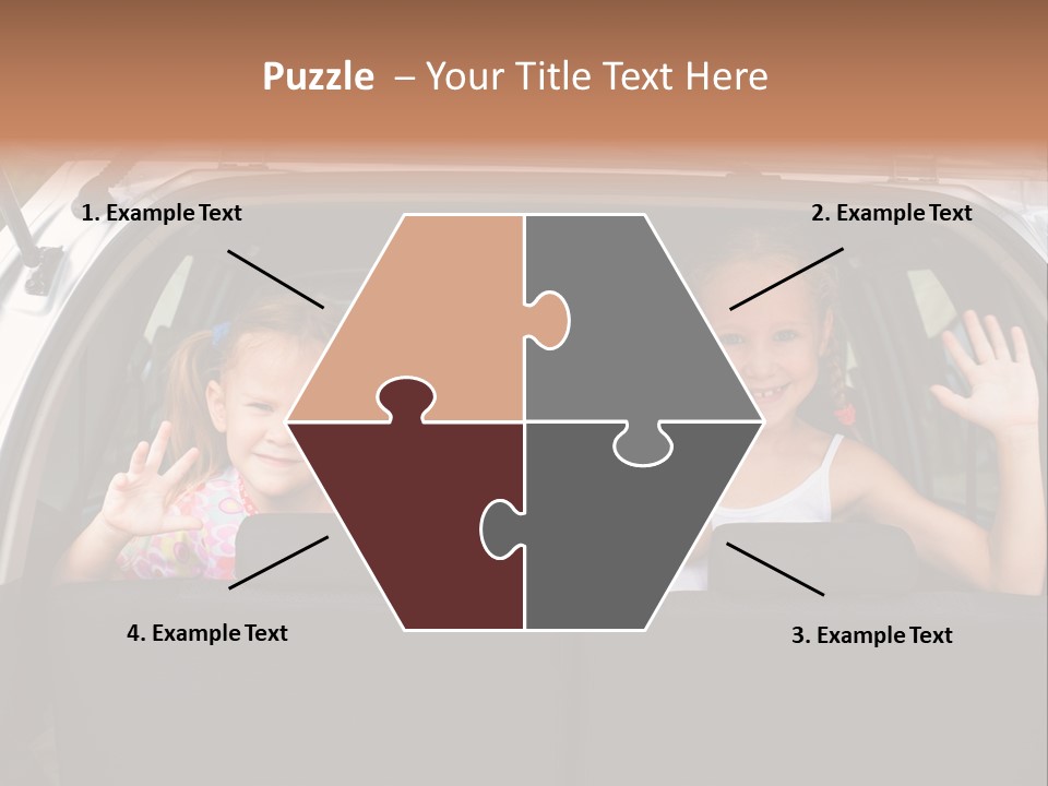 Girl Life Family PowerPoint Template