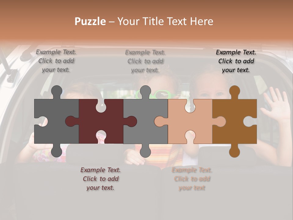 Girl Life Family PowerPoint Template