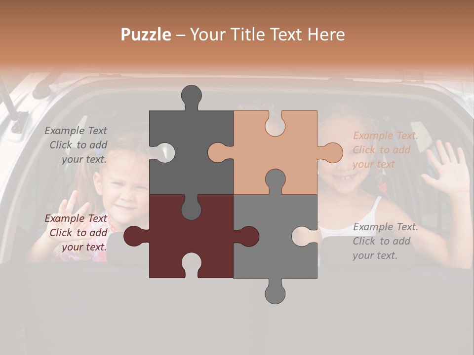 Girl Life Family PowerPoint Template