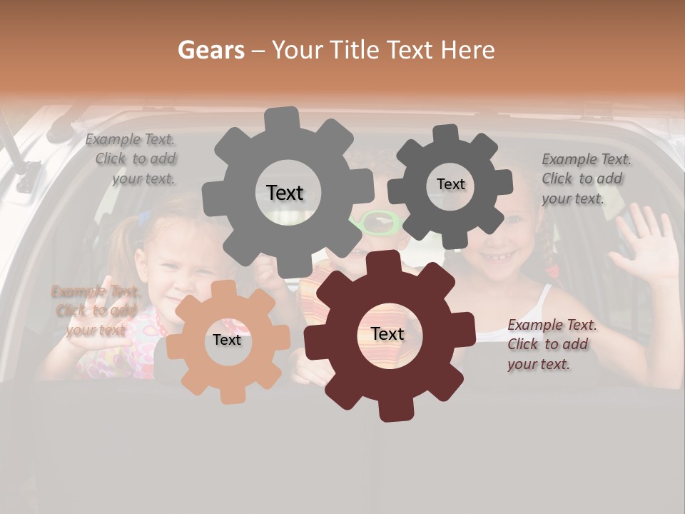 Girl Life Family PowerPoint Template