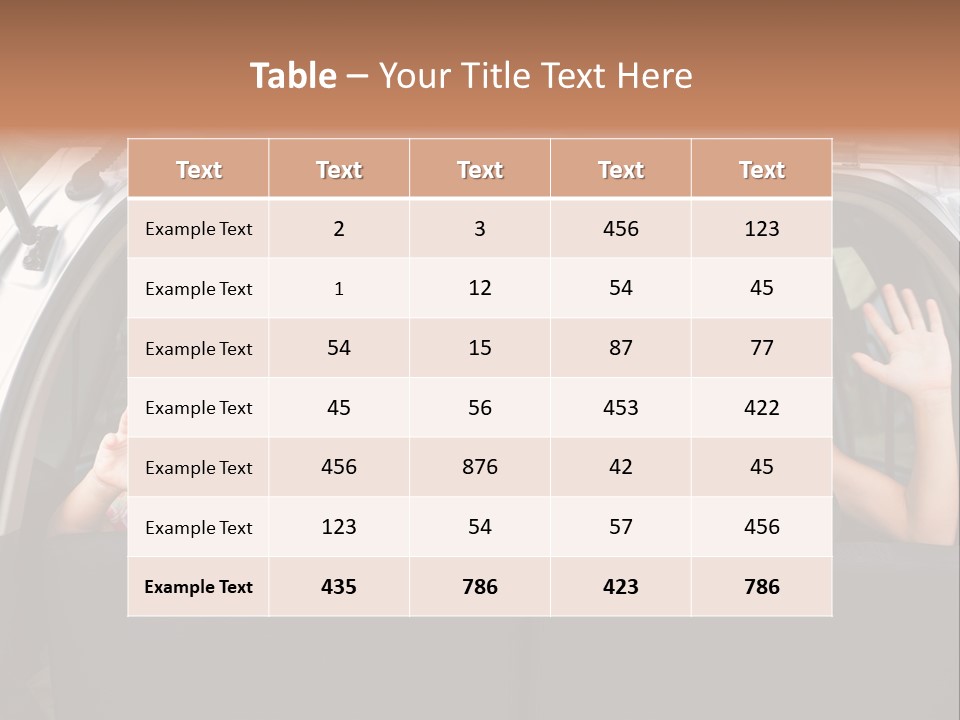 Girl Life Family PowerPoint Template