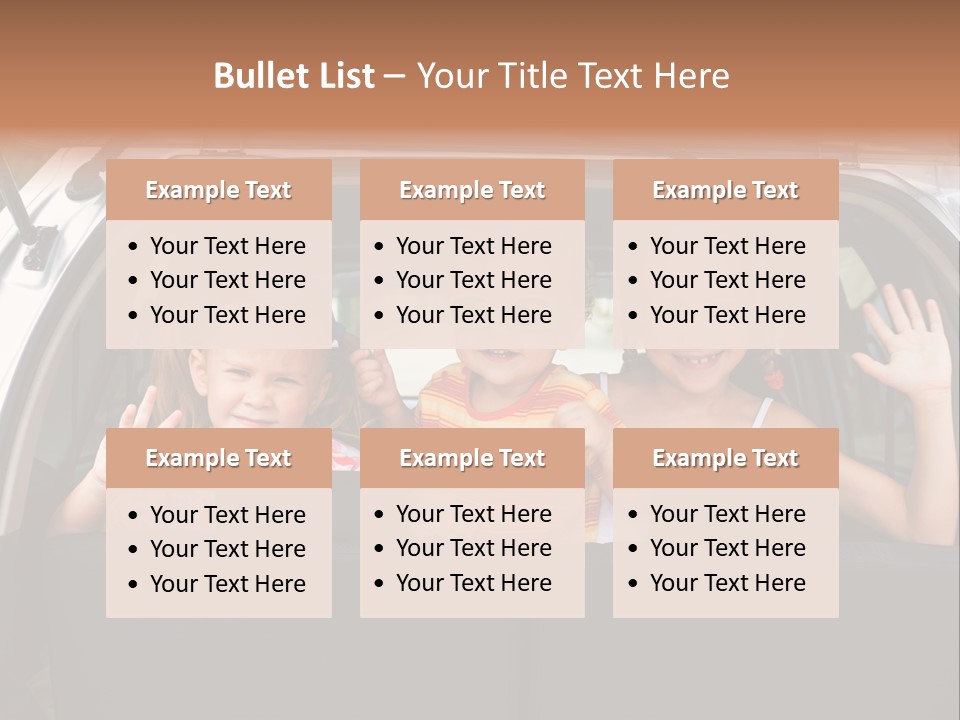 Girl Life Family PowerPoint Template