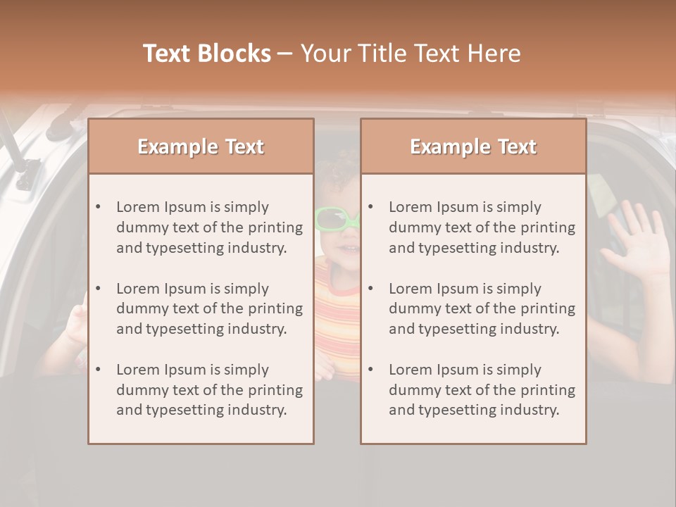 Girl Life Family PowerPoint Template