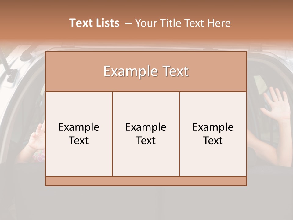 Girl Life Family PowerPoint Template