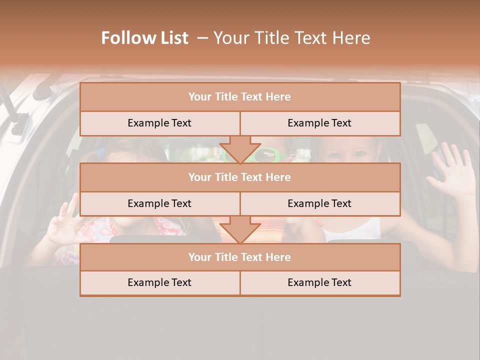 Girl Life Family PowerPoint Template