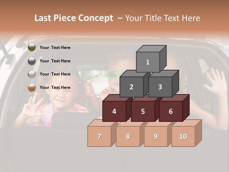 Girl Life Family PowerPoint Template